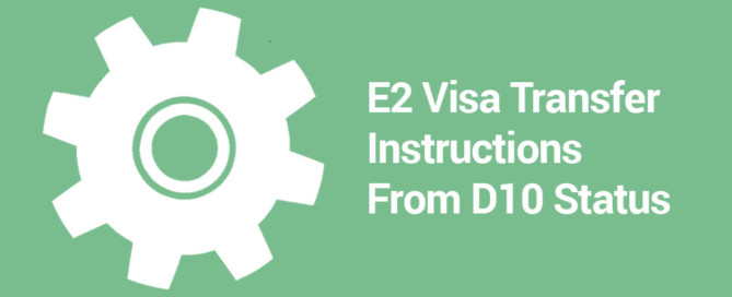 E2 D10 Visa