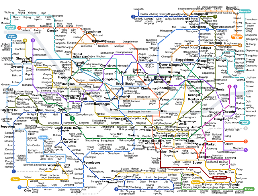 transportation subway map