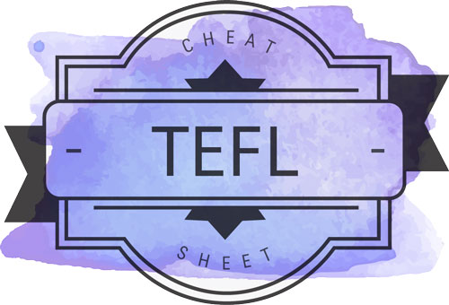 TEFL Cheat Sheet Header Graphic